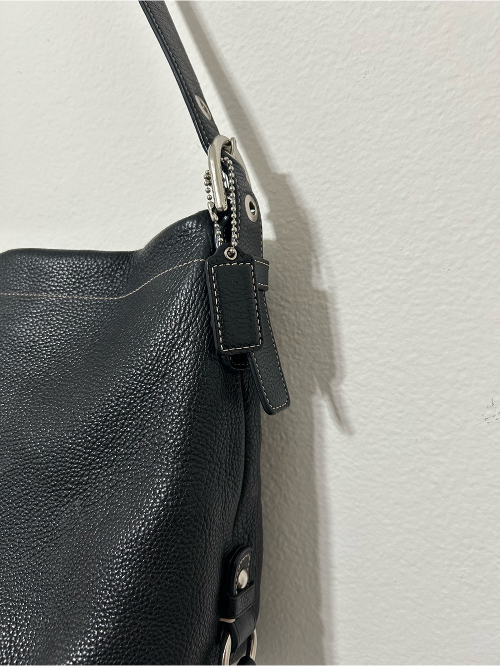 Coach bag F15064 pebbled leather hobo bag - Picture 5 of 11